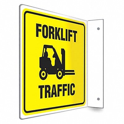Safety Sign 8 inx8 in PETG