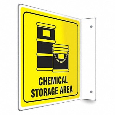 Safety Sign 8 inx8 in PETG