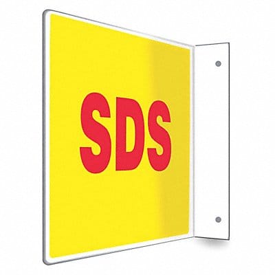 Safety Sign 8 inx12 in PETG