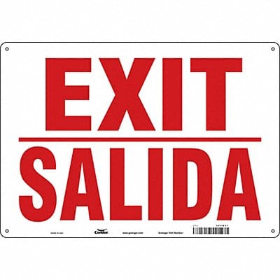 K1873 Safety Sign 14 in x 20 in Polyethylene