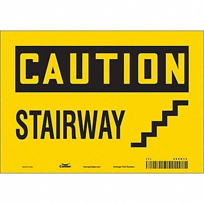Safety Sign 7 in x 10 in Vinyl