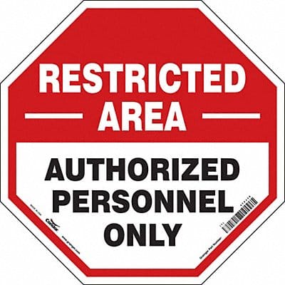 Safety Sign 24 inx24 in Vinyl