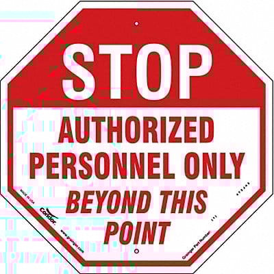 Safety Sign 18 inx18 in Aluminum