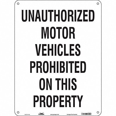 Safety Sign 24 inx18 in Polyethylene