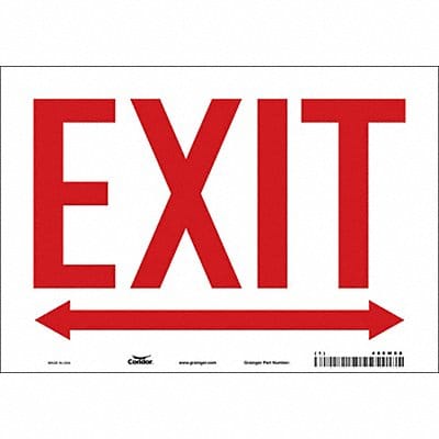 Safety Sign 7 in x 10 in Vinyl