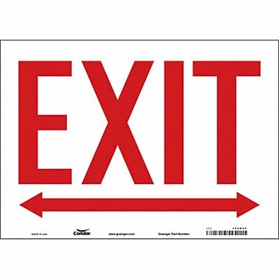 Safety Sign 10 in x 14 in Vinyl