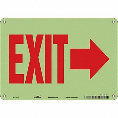 Safety Sign 7 inx10 in Polyethylene