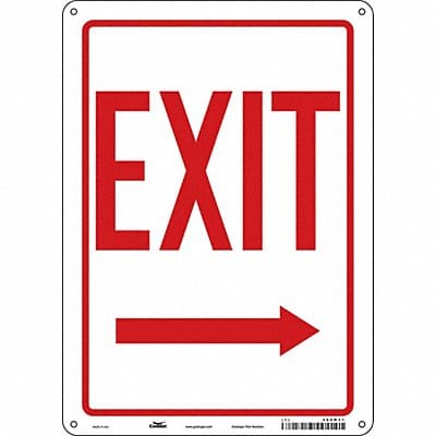 J7046 Safety Sign 14 in x 10 in Aluminum