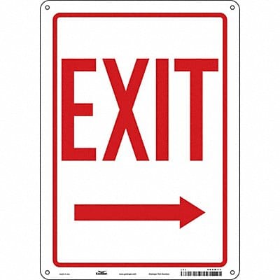 J7046 Safety Sign 14 in x 10 in Polyethylene