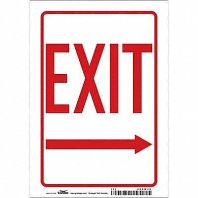 J7046 Safety Sign 10 in x 7 in Vinyl