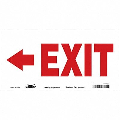 Safety Sign 7 in x 14 in Vinyl