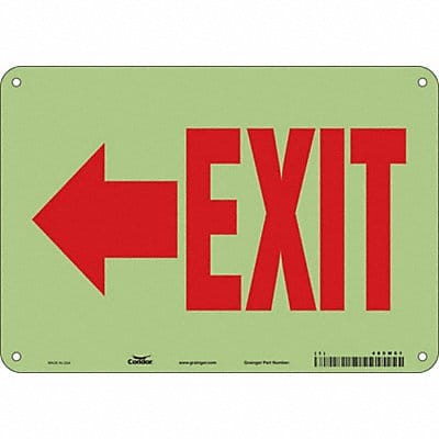 Safety Sign 7 inx10 in Polyethylene