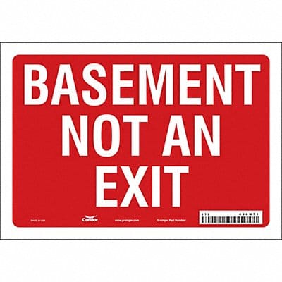 Safety Sign 7 in x 10 in Vinyl