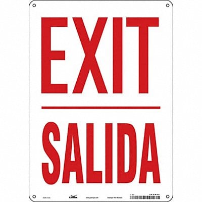K1873 Safety Sign 14 in x 10 in Aluminum