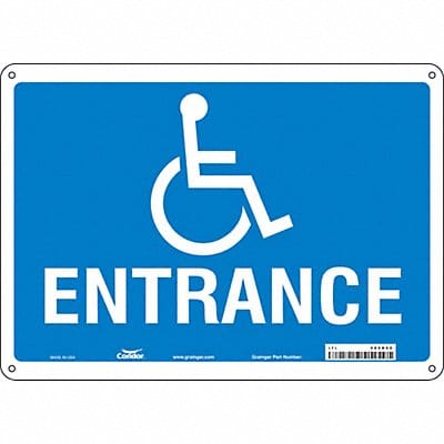 Safety Sign 10 in x 14 in Polyethylene