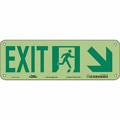 Safety Sign 7 in x 21 in Polyethylene