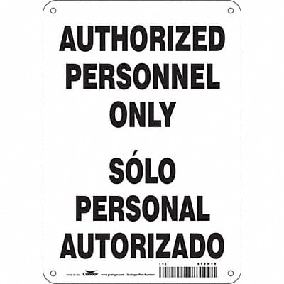 Safety Sign 10 inx7 in Polyethylene