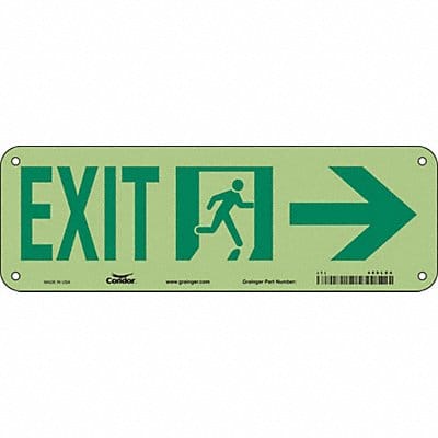 Safety Sign 7 in x 21 in Aluminum