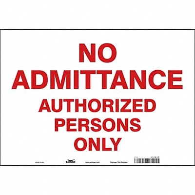 Safety Sign 14 in x 20 in Vinyl