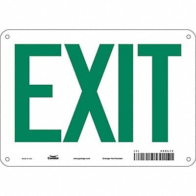 Safety Sign 7 in x 10 in Polyethylene