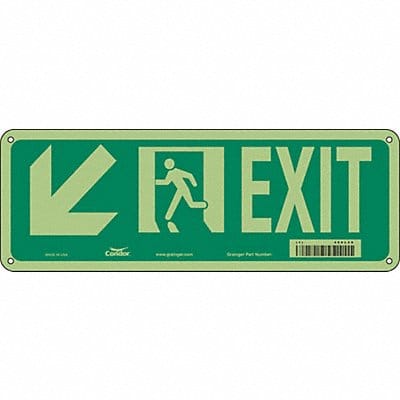 Safety Sign 5 in x 14 in Polyethylene
