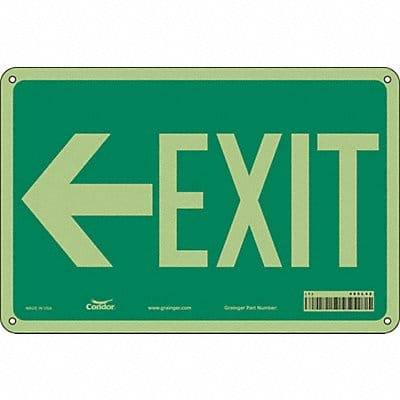 Safety Sign 8 in x 12 in Polyethylene