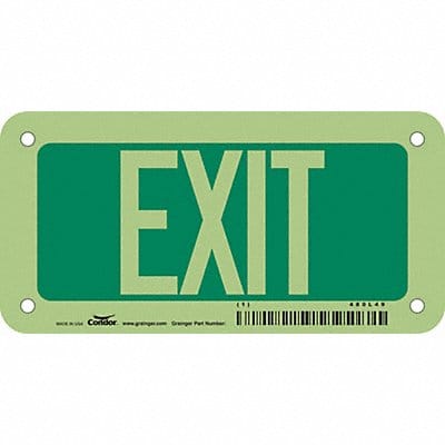 Safety Sign 3 in x 6 in Polyethylene