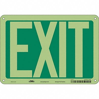 K1849 Safety Sign 7 inx10 in Polyethylene