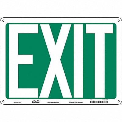 K1849 Safety Sign 10 in x 14 in Polyethylene