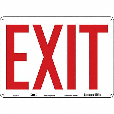 J7040 Safety Sign 10 in x 14 in Aluminum