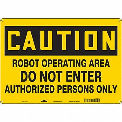 Safety Sign 14 in x 20 in Aluminum Safety Sign 14 in x 20 in Aluminum