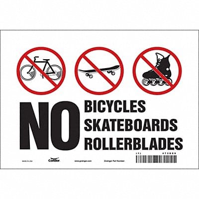 Safety Sign 7 in x 10 in Vinyl
