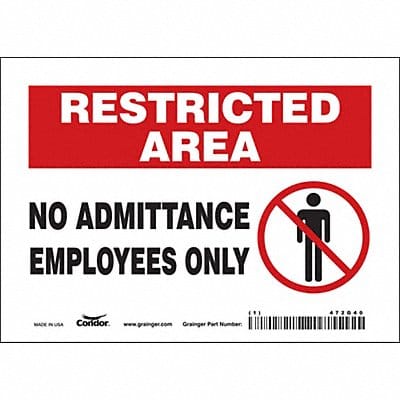 J7026 Safety Sign 5 inx7 in Vinyl