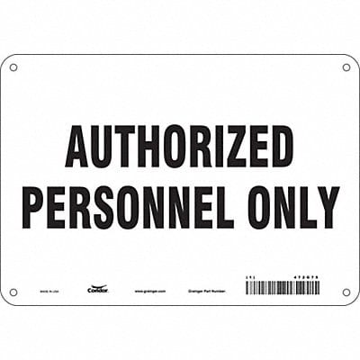 Safety Sign 7 inx10 in Polyethylene