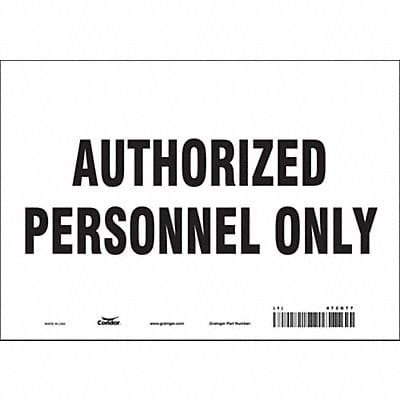 Safety Sign 7 inx10 in Vinyl