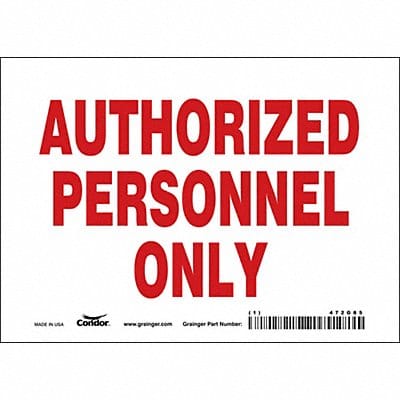 J7005 Safety Sign 5 inx7 in Vinyl