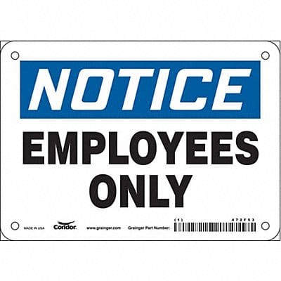 J6993 Safety Sign 5 inx7 in Vinyl