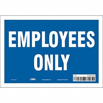 Safety Sign 7 inx10 in Vinyl