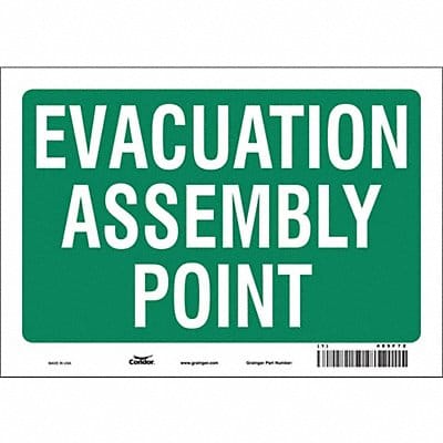 Safety Sign 7 in x 10 in Vinyl