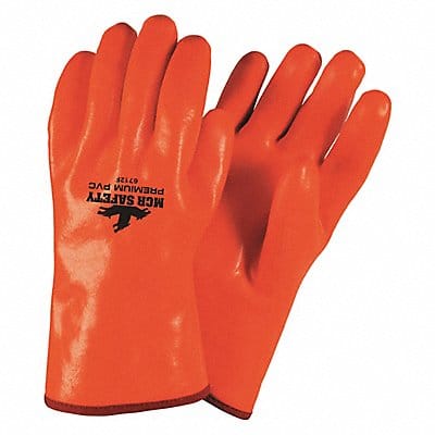 Gloves PVC L 12 in L Gauntlet PR PK12