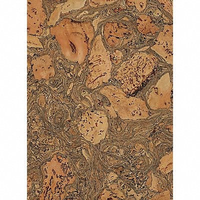 Cork Sheet L 24 in Plain Backing PK5