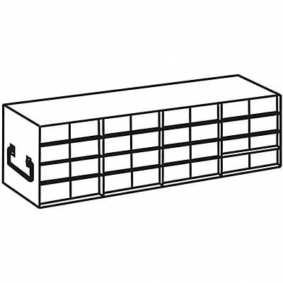 Freezer Rack for 0.5mL 50 Cell Box SS