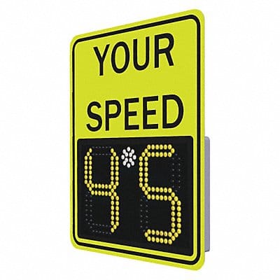 LED Radar Speed Sign Aluminum 29 x 23