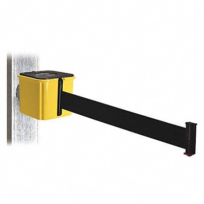 Belt Barrier Ylw Magnet Blk Belt 25ft. L