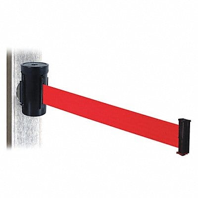 Belt Barrier Blk Magnet Red Belt 10ft. L