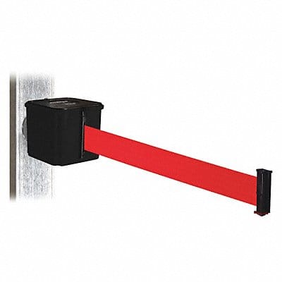 Belt Barrier Blk Magnet Red Belt 25ft. L