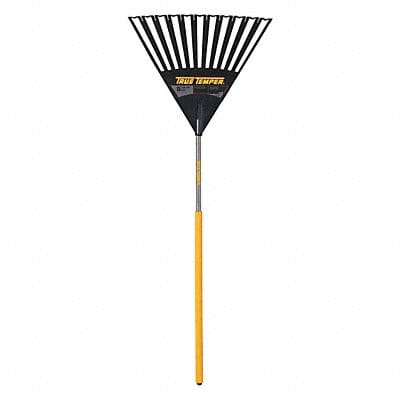 Leaf Rake 24 in W Wood Handle 11 Tines