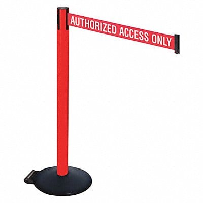 Barrier Post PVC Post w/Wheels 40 in H