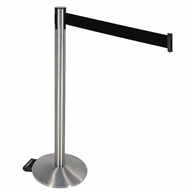 Barrier PostBlack Belt w/Wheels Sloped
