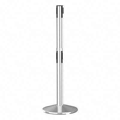 Belt Barrier Receiver Post Silver SS